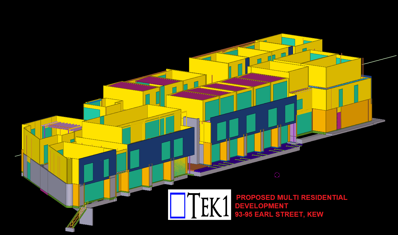 PROPOSED MULTI RESIDENTIAL DEVELOPMENT,  93-95 EARL STREET, KEW