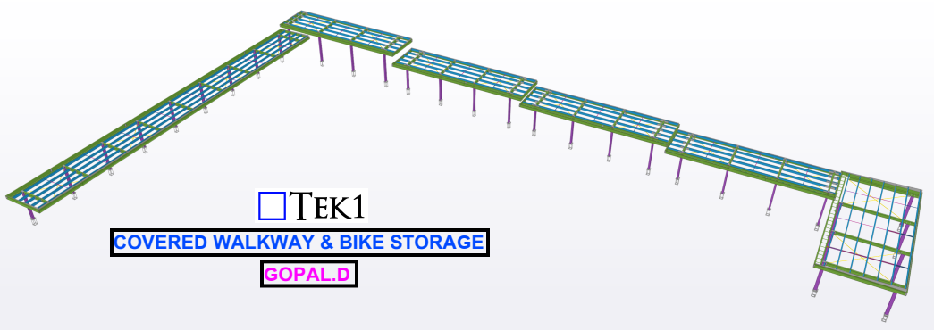 Covered Walkway & Bike Storage