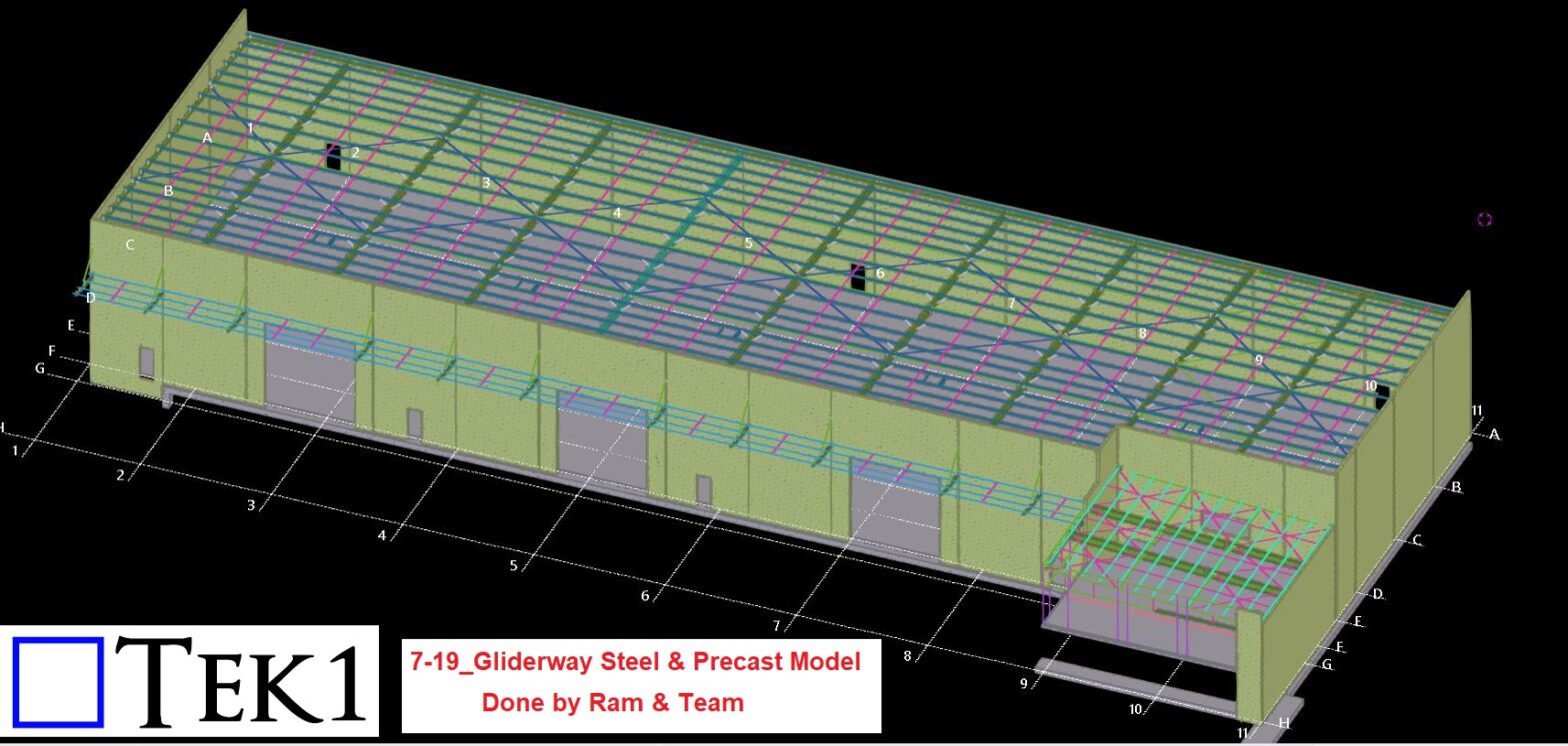 7-19 Glider’s way Steel & Precast Model