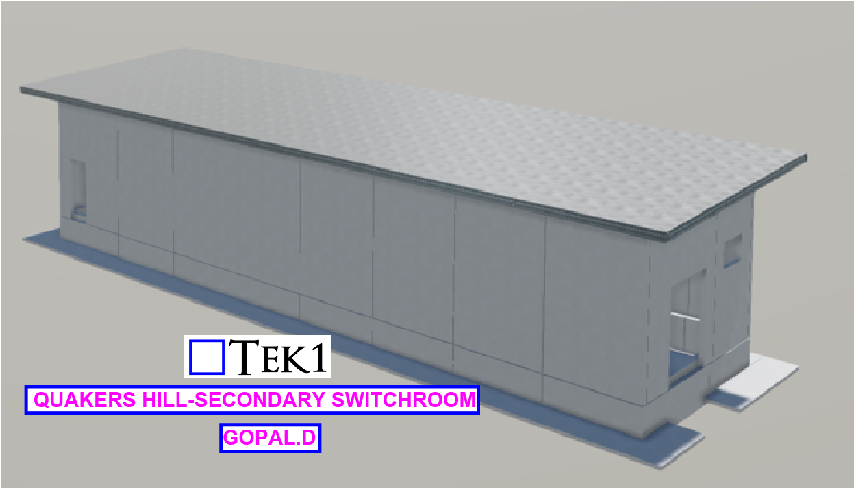 Detailing of Quakers Hill Secondary Switch Room