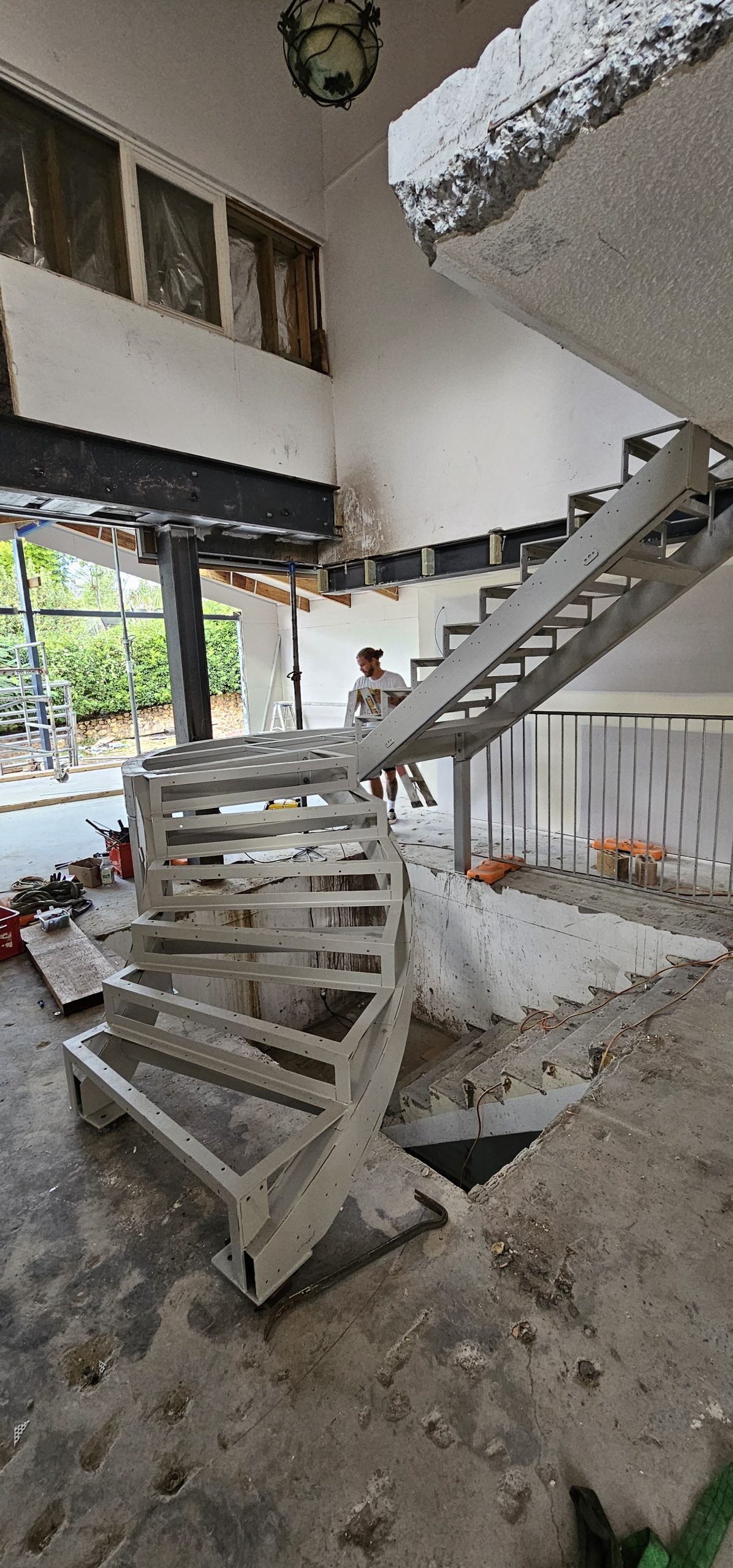 Plate Formed Spiral Stair