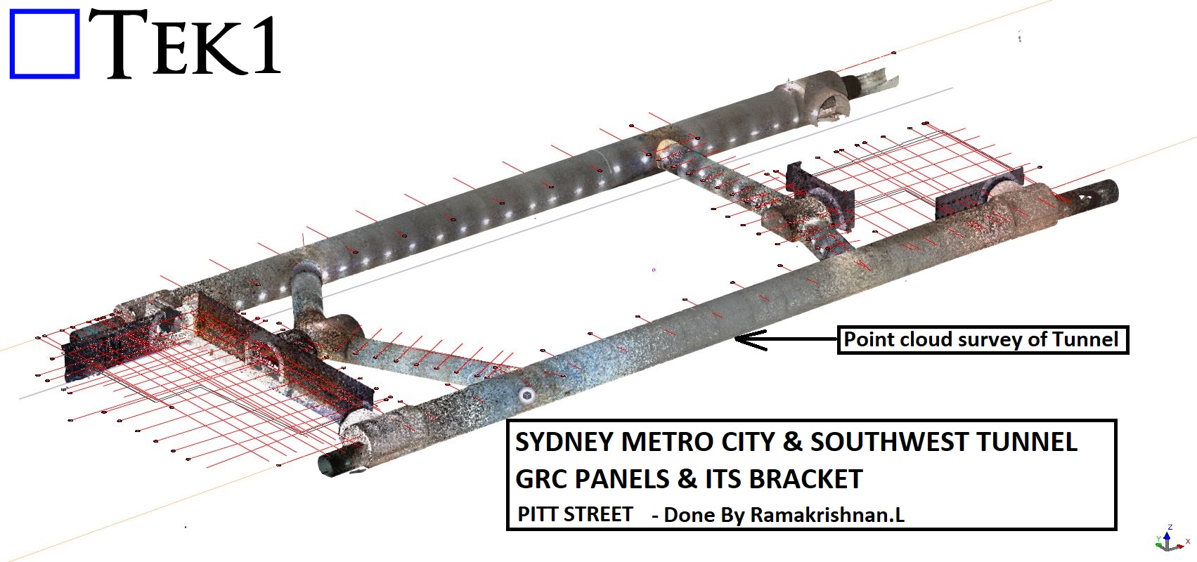 SYDNEY METRO CITY & SOUTHWEST TUNNELGRC PANELS & ITS BRACKET
