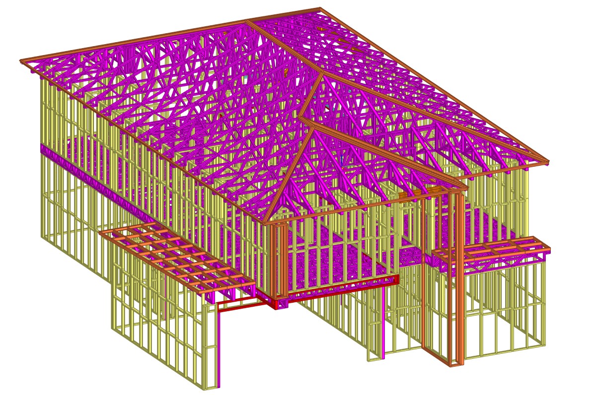 Stylish & Sturdy: Hillsea Court LGS Framing with a Hip Roof