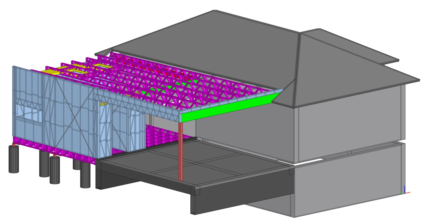 Proposed Additions & Balcony – Seamless LGS Integration with Existing Dwelling