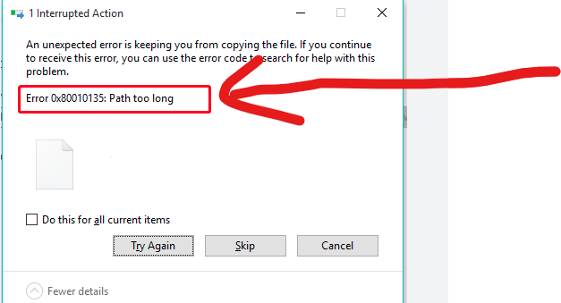 Steel Detailing Tips – How to fix “path” too long errors