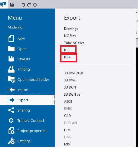 Difference Between TEKLA “Export IFC” and IFC4
