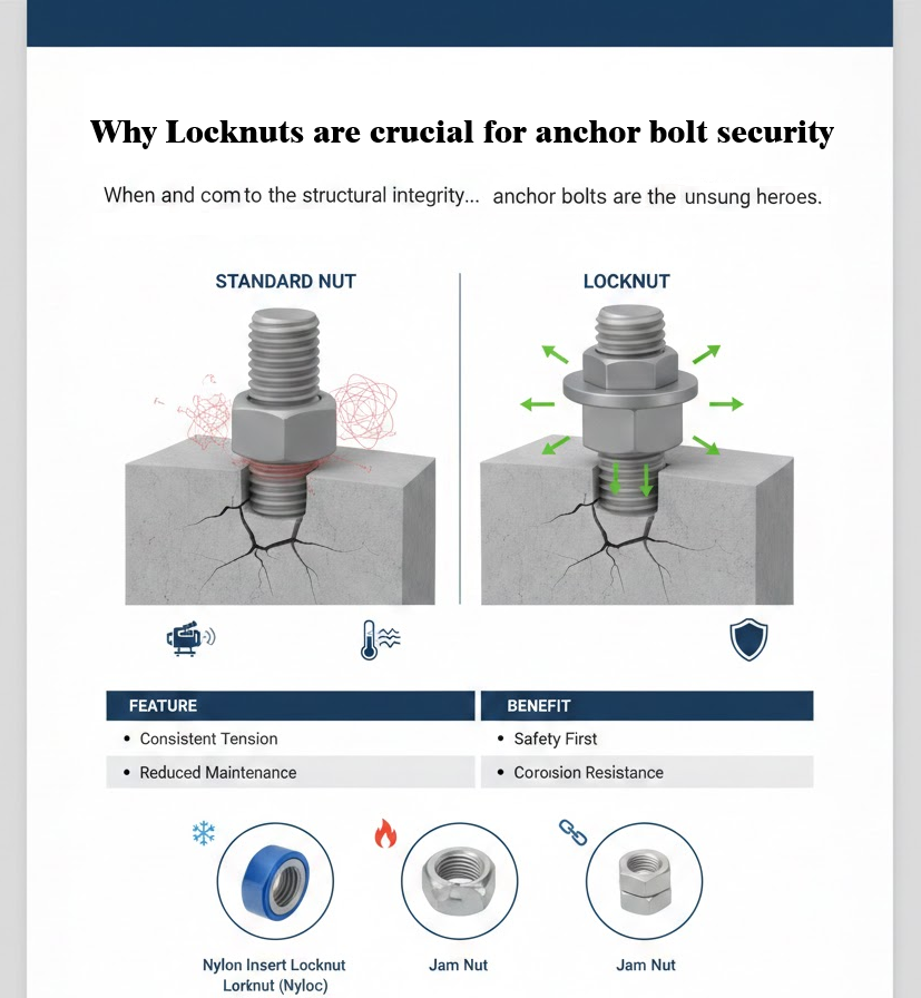 Locknut anchor bolt guide