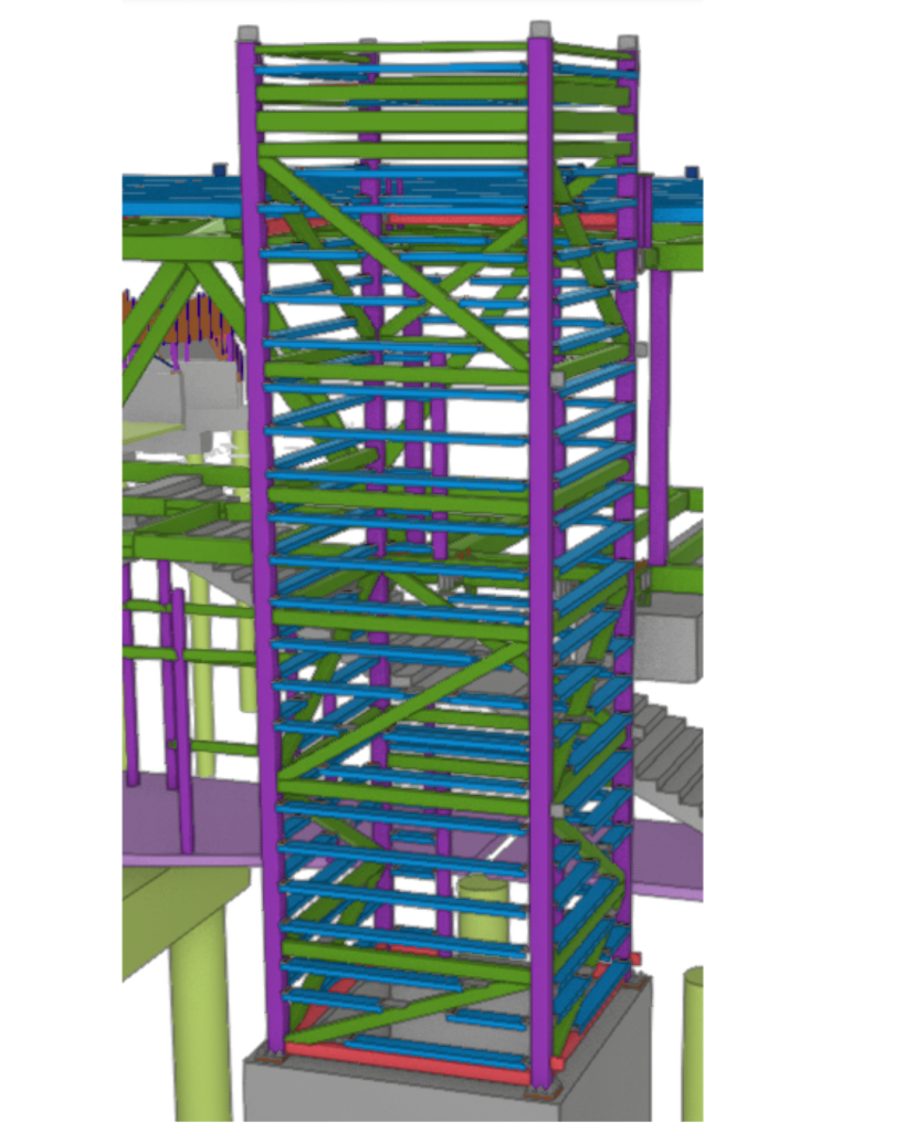 Warrnambool Pedestrian Over pass Lift   Structure