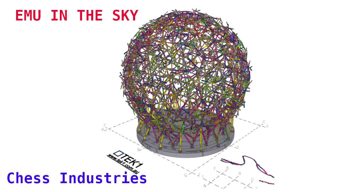 Complex Tekla Model – Emu in the Sky