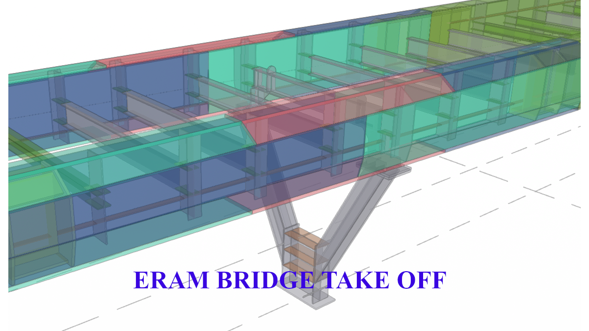 Steel Take Off for Eram Bridge